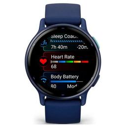 Смарт-часы Garmin vivoactive 5, Cpt. Blue/Blue Metallic, GPS (010-02862-12)