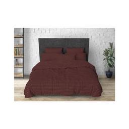 Пододеяльник MirSon Бязь 17-0617 Stripe Brown полуторный 143х210 см (2200008202637)