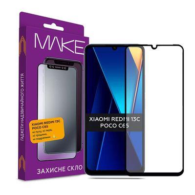Скло захисне MAKE Xiaomi Redmi 13C/Poco C65 (MGF-XR13C/PC65)