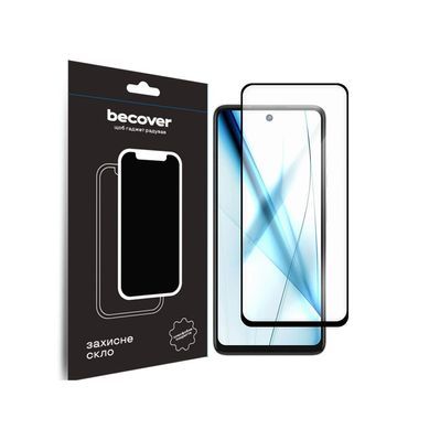Скло захисне BeCover Tecno Spark 20 Pro (KJ6) Black (710653)