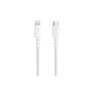 Дата кабель USB-C to Lightning 0.9m V3 Powerline Select+ White Anker (A8617G21/A8617H21)