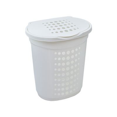 Кошик для білизни Алеана Овальний Білий 60 л (алн 122053/білий)