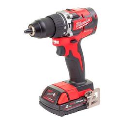 Шуруповерт Milwaukee M18 CBLPD-202C, 60Нм, 2x2Ah (4933464320)