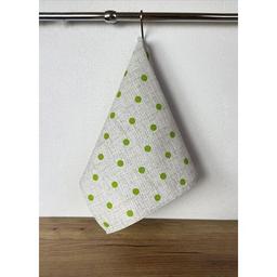 Полотенце Прованс вафельное Горошек 34х50 см (4823093452565)