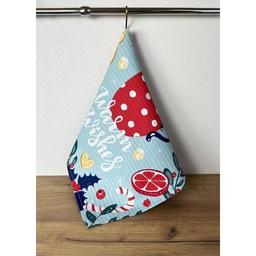 Полотенце Прованс вафельное Теплые пожелания 45х60 см (4823093452541)