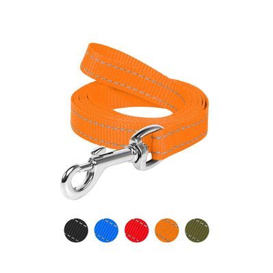 Повідок для собак Dog Extreme з нейлону Ш 14 мм Д 200 см помаранчевий (04604)