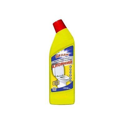 Средство для чистки унитаза San Clean Хлорное 1000 г (4820003545867)