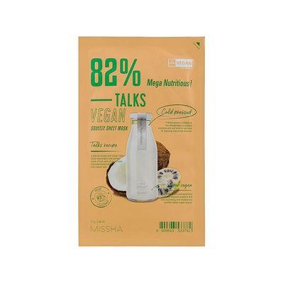 Маска для лица Missha Talks Vegan Squeeze Sheet Mask Mega Nutritious 27 г (8809643533782)