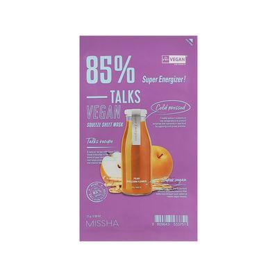 Маска для лица Missha Talks Vegan Squeeze Sheet Mask Super Energizer 27 г (8809643533751)