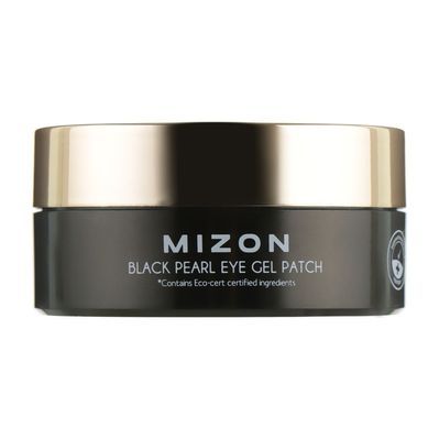 Патчі під очі Mizon Black Pearl Eye Gel Patch Гідрогелеві З екстрактом чорних перлів 60 шт. (8809579273141)