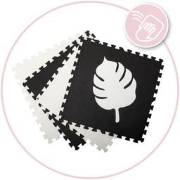 Детский коврик MoMi пазл Feli 120 х 120 cм Black (AKCE00028)