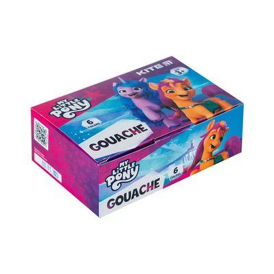 Гуашевые краски Kite Little Pony 6 цветов, 20 мл (LP23-062)