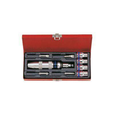 Викрутка KING TONY ударна 1/2" з бітами 10 шт (4505MR)