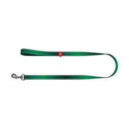 Поводок для собак WAUDOG Nylon Mono, светоотражающий S зеленый (521718)
