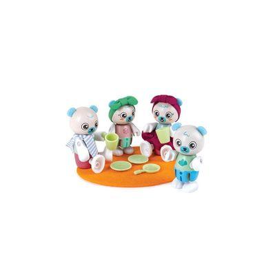 Игровой набор Hape деревянный Семья белых мишек (E3529)