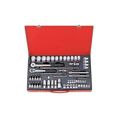 Набір інструментів KING TONY 1/2" 3/8" 1/4" 62 шт. (9563MR02)