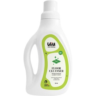 Засіб для миття підлоги UIU Свіжі Квіти & Зелені Ноти 750 мл (4820152333421)