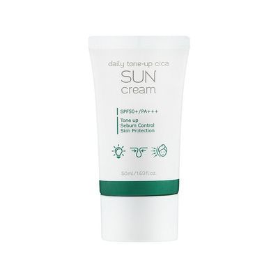 Засіб від засмаги Prreti Daily Tone-Up Cica Sun Cream Сонцезахисний крем 50 мл (8809738321652)