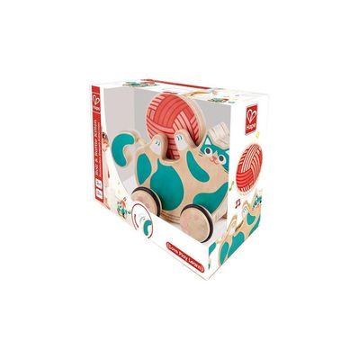 Каталка Hape деревянная Котенок (E0366)