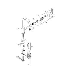 Смеситель Grohe L-Size BauCurve (23090000)