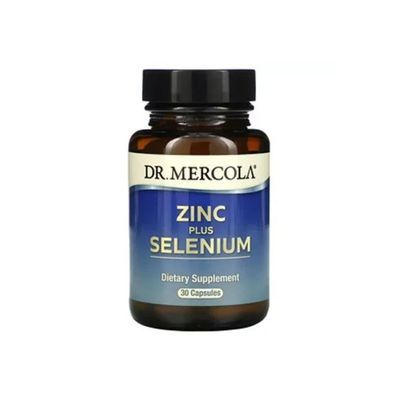 Мінерали Dr. Mercola Цинк та Селен, Zinc plus Selenium, 30 капсул (MCL-03065)
