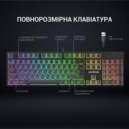 Клавиатура GamePro MK85R Red Switch RGB USB Black (MK85R)
