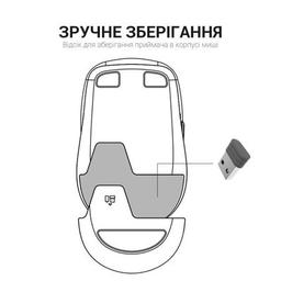 Мышка GamePro M267G Silent Click Wireless Gray (M267G)