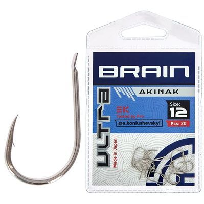 Гачок Brain fishing Ultra Akinak 12 (20шт/уп) (1858.52.53)