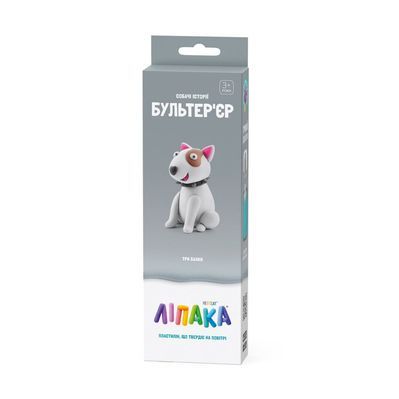 Набір для творчості Lipaka пластиліну – Собачі історії: Бультер'єр (30119-UA01)