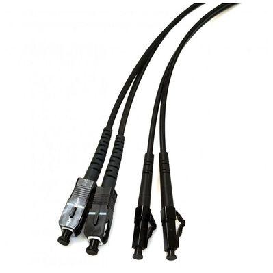 Оптический патчкорд SC/UPC-LC/UPC MM (OM3) Duplex, Black, 20m CMS (UPC-20SCLC(MM)D(ON)BK)