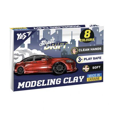 Пластилин Yes Drift King 8 цветов 160 г (540660)