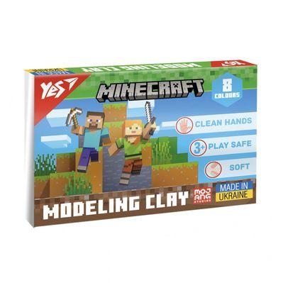 Пластилін Yes Minecraft 8 кольорів 160 г (540656)