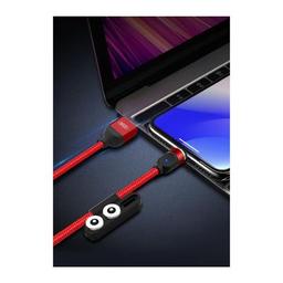Дата кабель USB 2.0 AM to Lightning + Micro 5P + Type-C NB128 Magnetic Red XO (XO-NB128-RD)