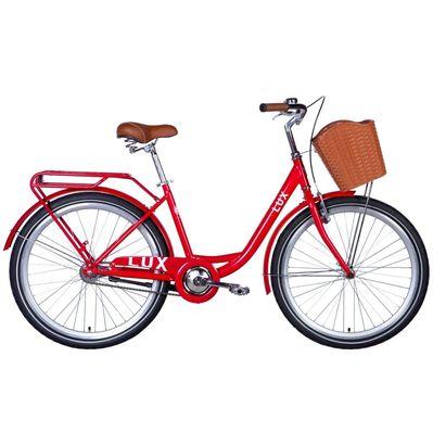 Велосипед Dorozhnik LUX 26" 17" ST 2024 Червоний (OPS-D-26-239)