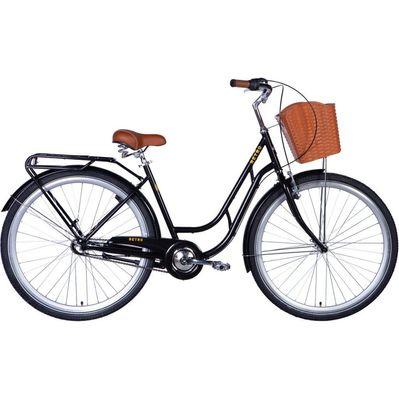 Велосипед Dorozhnik Retro планет. 28" 19" ST 2024 Чорний (OPS-D-28-385)