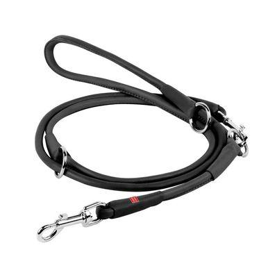 Поводок для собак WAUDOG Soft круглый S-M Д 10 мм Д 183 см черный (73671)