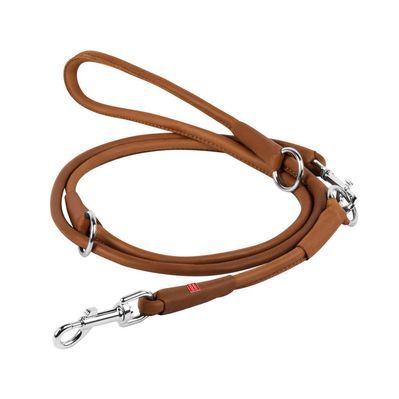 Повідок для собак WAUDOG Soft круглий XS Д 6 мм Д 183 см коричневий (73666)