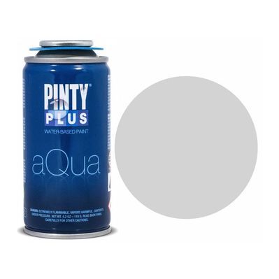 Фарба-аерозоль Pintyplus на водній основі Aqua, Срібна, 150 мл (8429576270402)