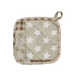 Кухонная прихватка Прованс Пэчворк беж Хозяйка 20х20 см (031496)