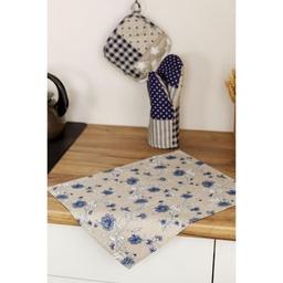 Кухонная прихватка Прованс Пэчворк синий Хозяйка 20х20 см (031494)