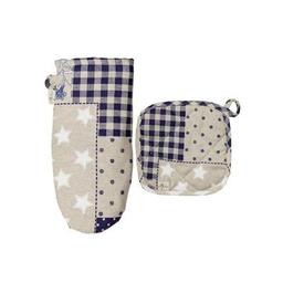 Кухонная прихватка Прованс Пэчворк синий Хозяйка 20х20 см (031494)