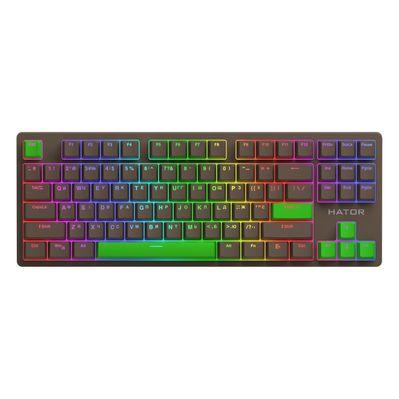 Клавиатура Hator Rockfall 2 Autograph Edition Mecha TKL Aurum Choco USB Choco (HTK-527)