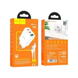 Зарядное устройство HOCO C99A charger set (Type-C) White (6931474767585)