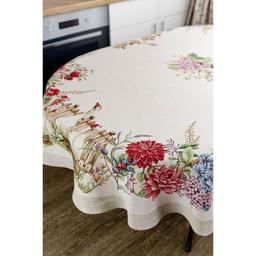 Скатерть Прованс oval гобеленовая Гуси 135х180 см (034177)