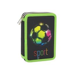 Пенал Cool For School 2 відділення з відворотами Чорний (CF87270)