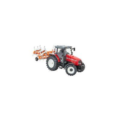 Спецтехника Britains Трактор Massey Ferguson 6290 с культиватором 1:32 (43335)