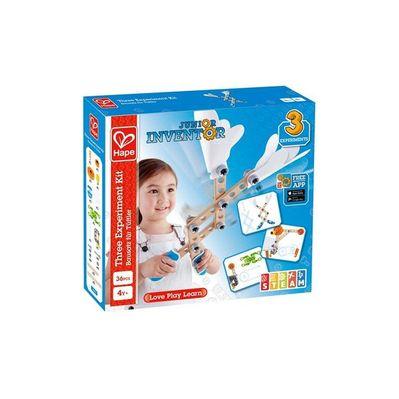 Конструктор Hape Junior Inventor 3 експерименти 37 деталі (E3030)