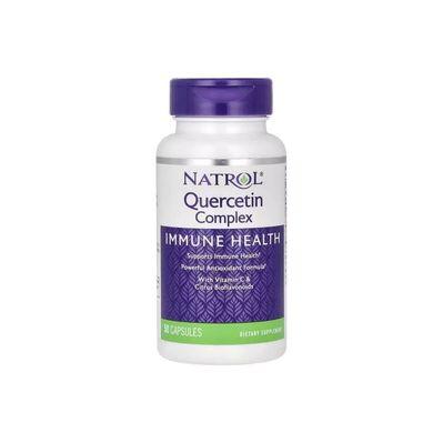 Антиоксидант Natrol Кверцетин, Quercetin Complex, 50 капсул (NTL-00908)