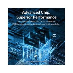 Кишеня зовнішня Orico USB3.2 Gen2 USB-C M.2 NVMe/NGFF(SATA) Dual Protocol SSD (HC380503)