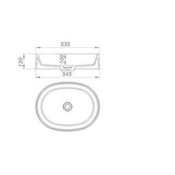 Раковина GRANADO Viveiro black (gbs1401)